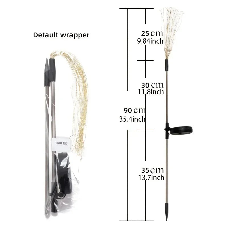 Solar Fireworks Lights Outdoor – Garden Patio Holiday Decor