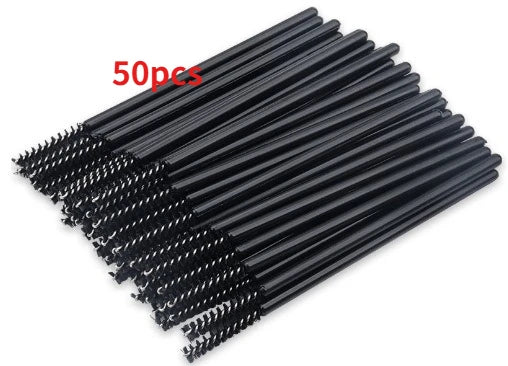 50-Pack Disposable Eyeliner Brushes – Precision Lip & Eye Makeup