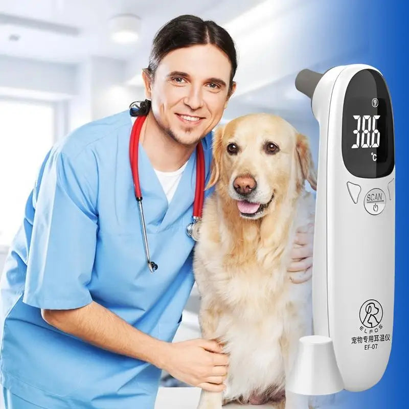 Non-Contact Digital Pet Ear Thermometer for Dogs & Cats