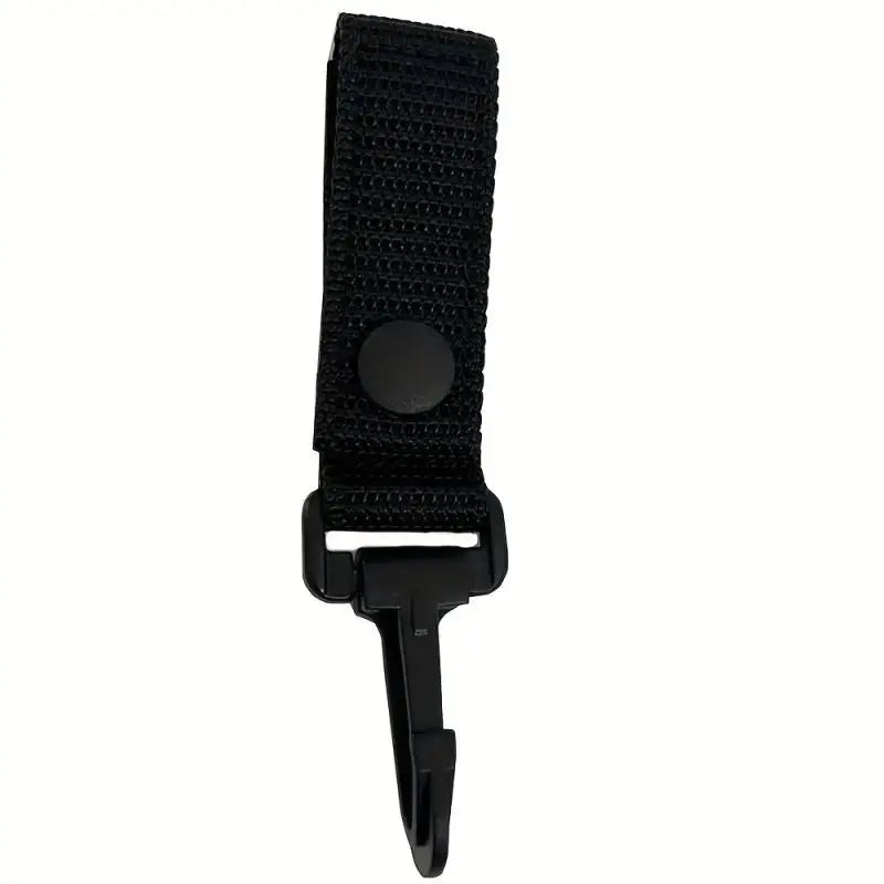Tactical Belt Attachment Hooks Glove Hanging Loops Outdoor Duty Equipment Carrying Clips Utility Waistband Accessory Buckle Peaceful Pleasures Health and Wellness Black