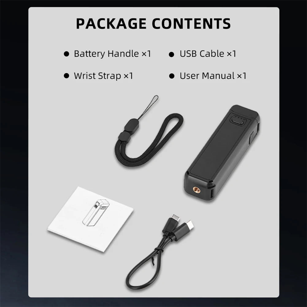 PO3050 For DJI Pocket 3 Battery Life Controller 10W 5000mAh Handheld Fast Charging Charger Extension Rod For DJI Pocket 3 Camera Peaceful Pleasures Health and Wellness