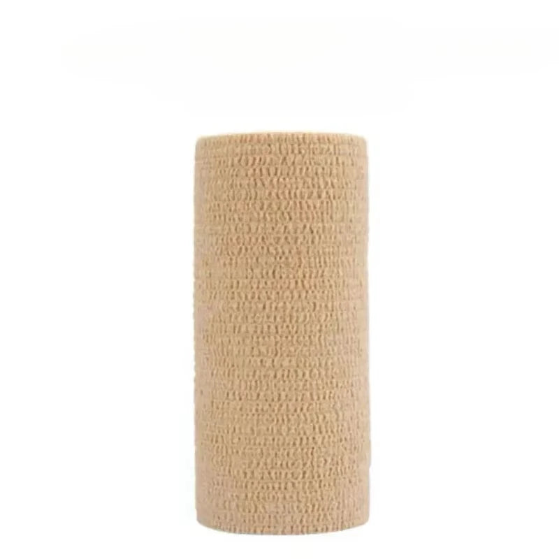 Self-adhesive Elastic Bandage Motion Non-woven Fabric Training Finger Protection Pressure Elastic Bandage Peaceful Pleasures Health and Wellness 10cmx4.5m 10pcs