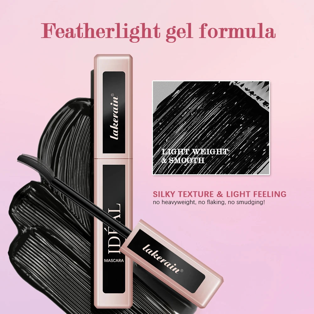 Lakerain Lengthening Volumizing Mascara Fan Shaped Makeup Effect Long Lasting Clump-Free Lashes Suitable for All Skin Tones Peaceful Pleasures Health and Wellness