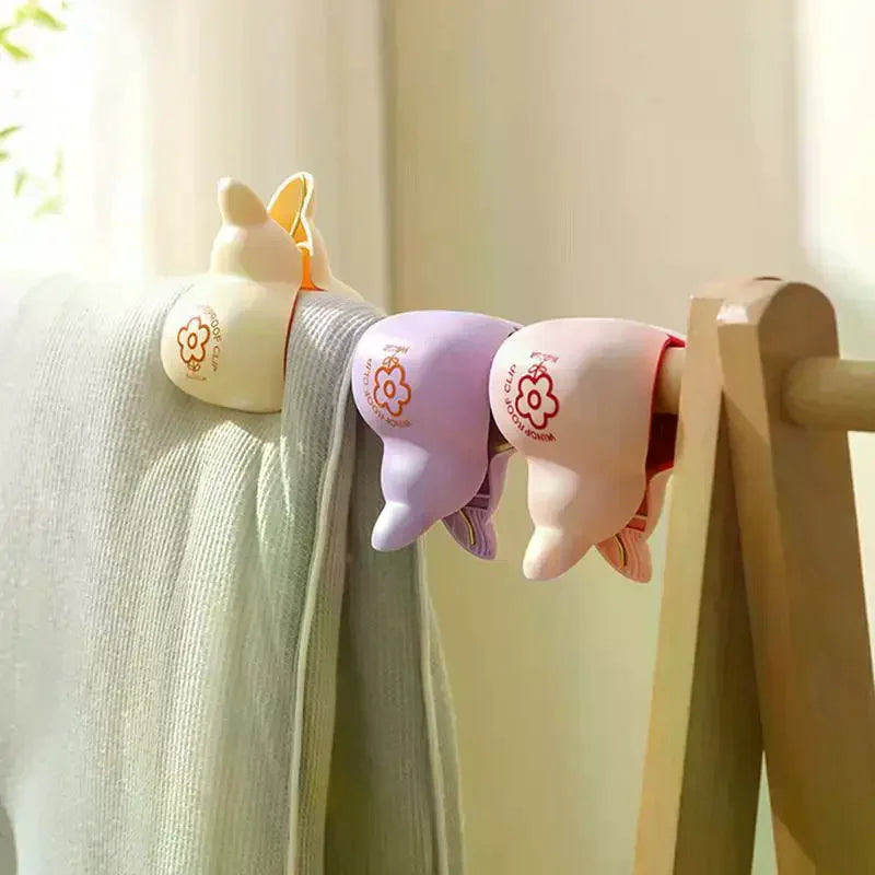 Large Windproof Beach Towel Clips – Heavy Duty Clothespins