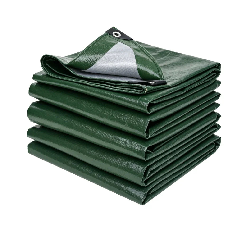Heavy Duty Waterproof Tarp | UV Resistant PE Tarpaulin + Grommets