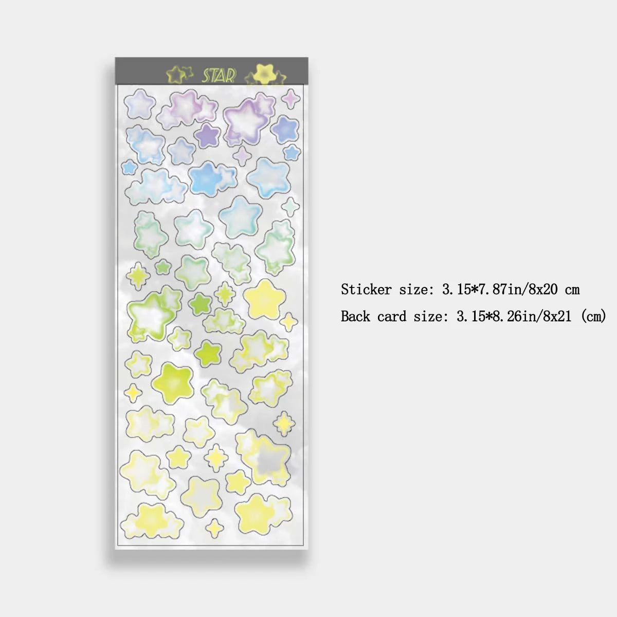 Korean Stickers Wholesale Transparent Bubble Ins Cute Hand Account