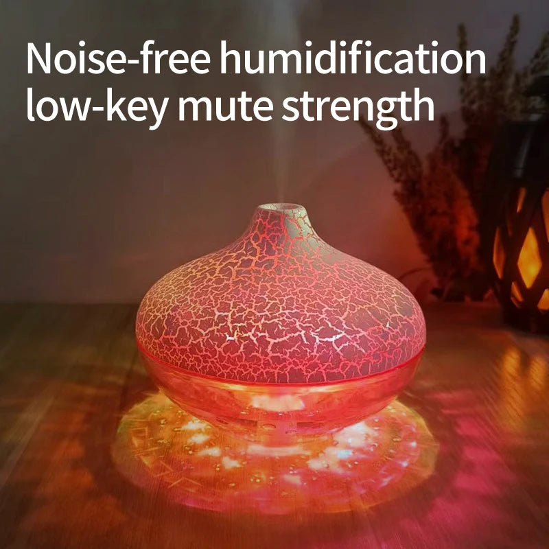 Crystal Ball Desktop Humidifier with 7-Color LED Light | HOMEFISH