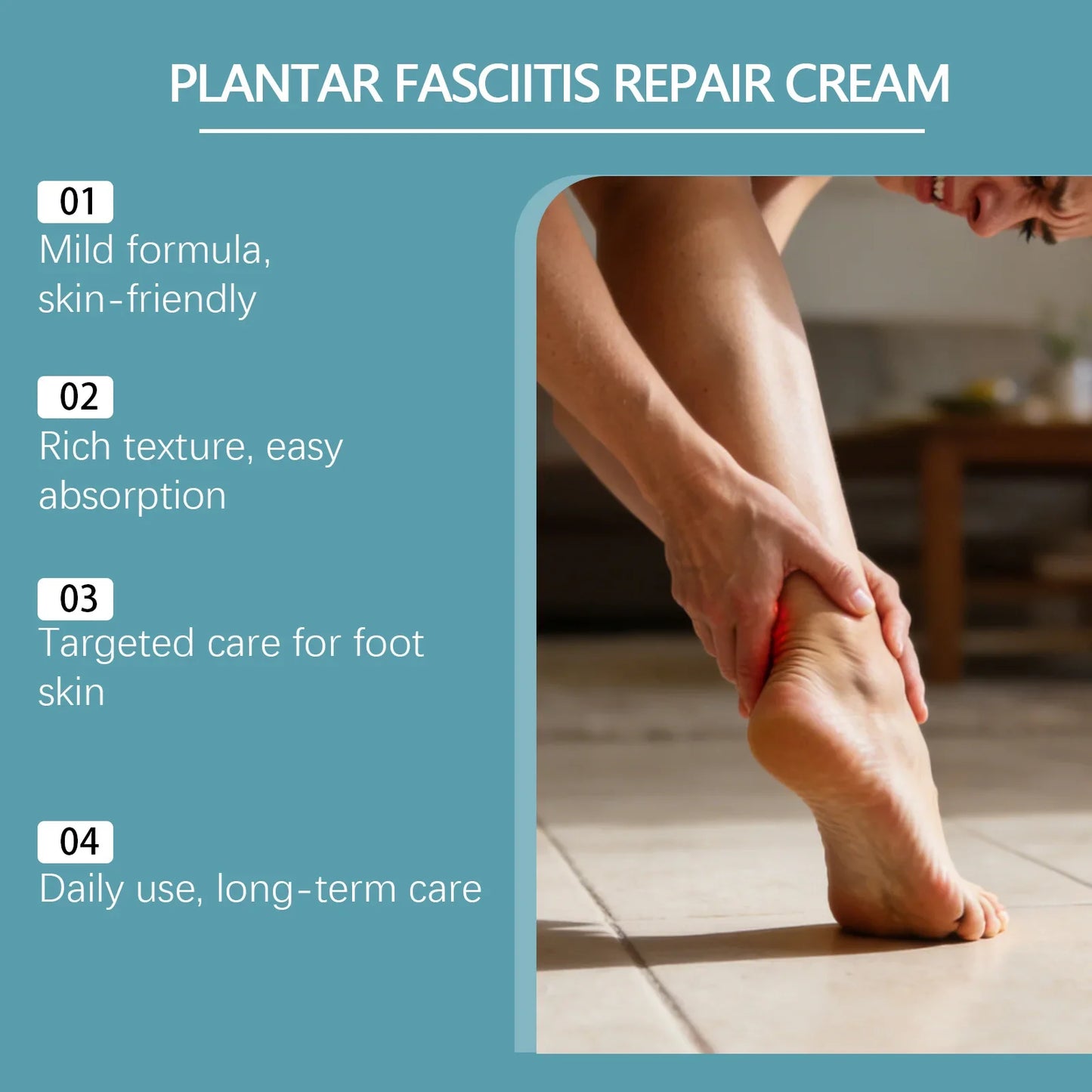 Foot Care Heel Moisturizing Cream – Softening Massage Cream 60g