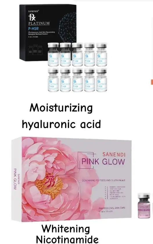 SANENDI Korean Skin Care Set – Hyaluronic Acid, Salmon DNA & Glow