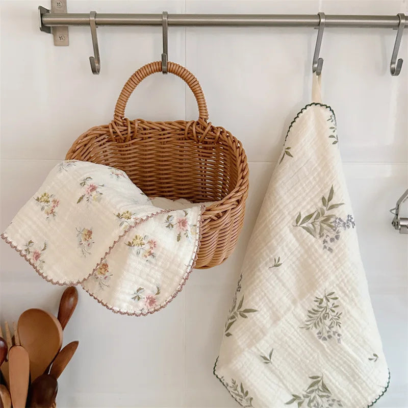 Baby Washcloths 4-Pack | Soft Cotton Gauze Newborn Towels