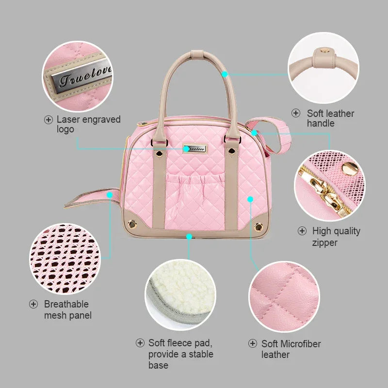 Truelove Fashion Pet Carrier Handbag Out of Portable Bag Space Cabin Hug Cat Dog Artifacts Out Bag Backpack Pet Box Cage TLX6971 Peaceful Pleasures Health and Wellness