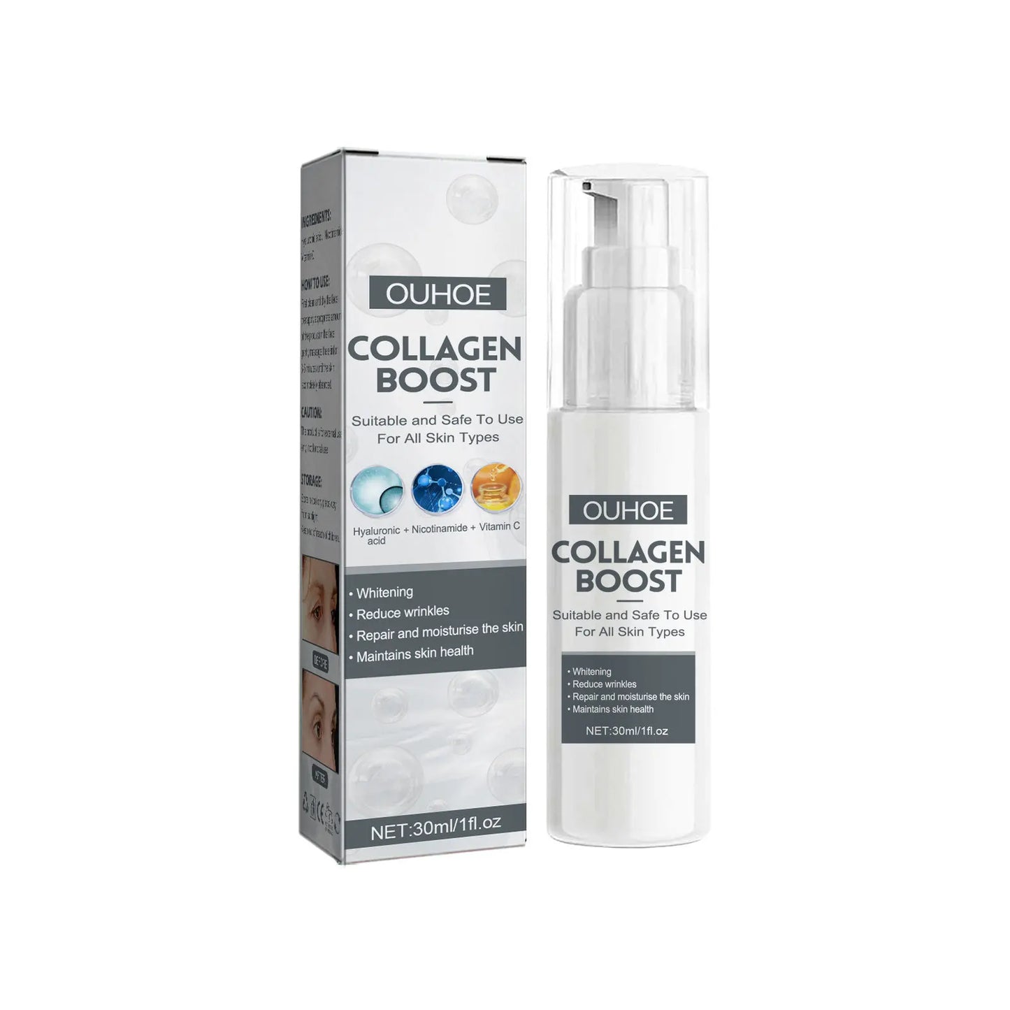 Ouhoe Anti-Aging Whitening Face Serum – Dark Spot & Wrinkle