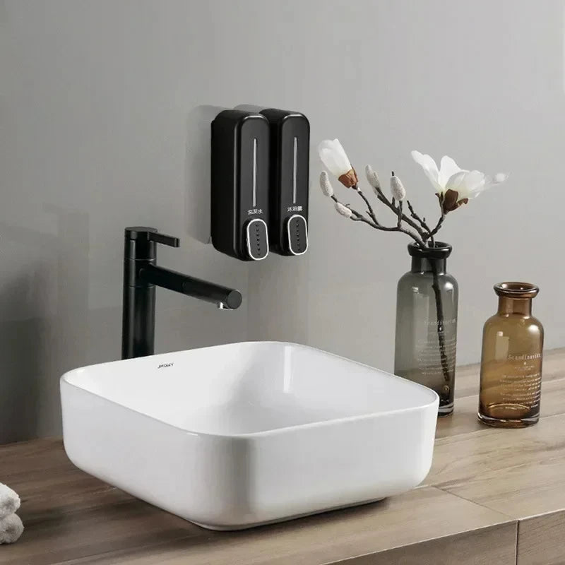 350ml Wall Mount Soap Dispenser – Shampoo & Shower Gel