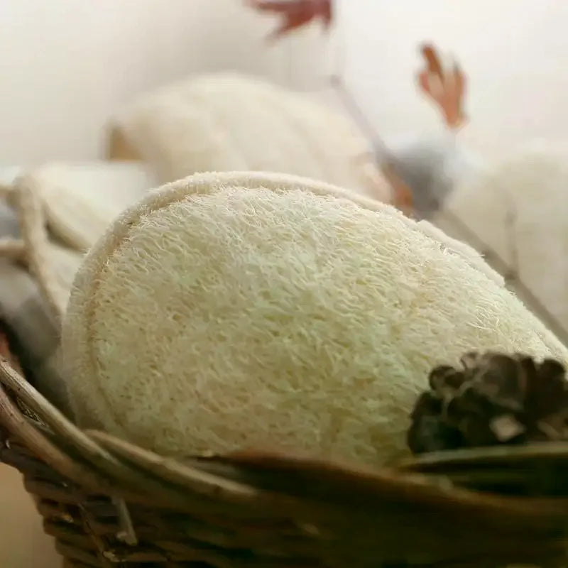 Flax Linen Exfoliating Back Scrubber Strap | Natural Bath Brush