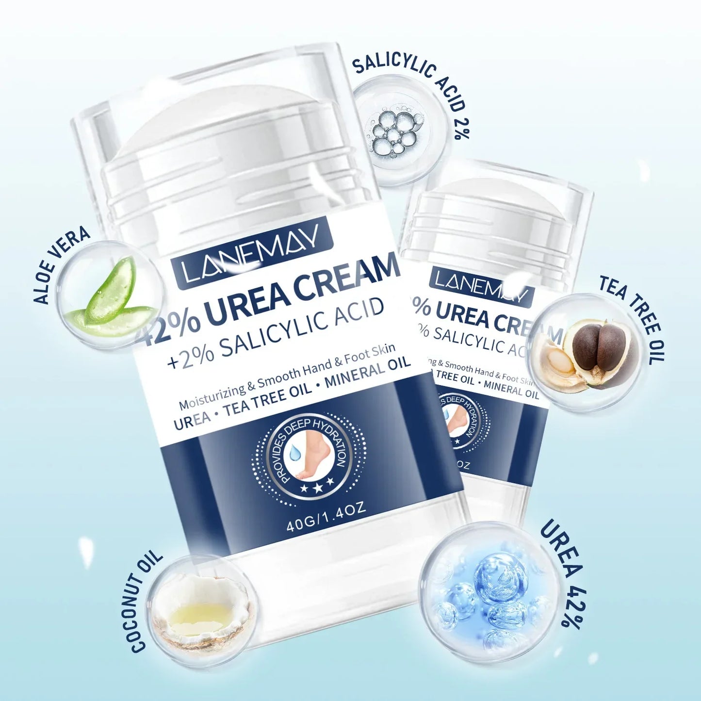 42% Urea & 2% Salicylic Acid Intensive Foot & Hand Cream