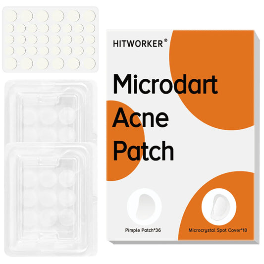 Invisible Hydrocolloid Acne Patches – Waterproof, All Skin Types Acne Patch Peaceful Pleasures Health and Wellness 54PCS
