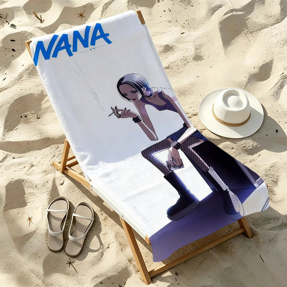 Nana Osaki Anime Quick-Dry Beach Towel | Soft Microfiber Pool Towel