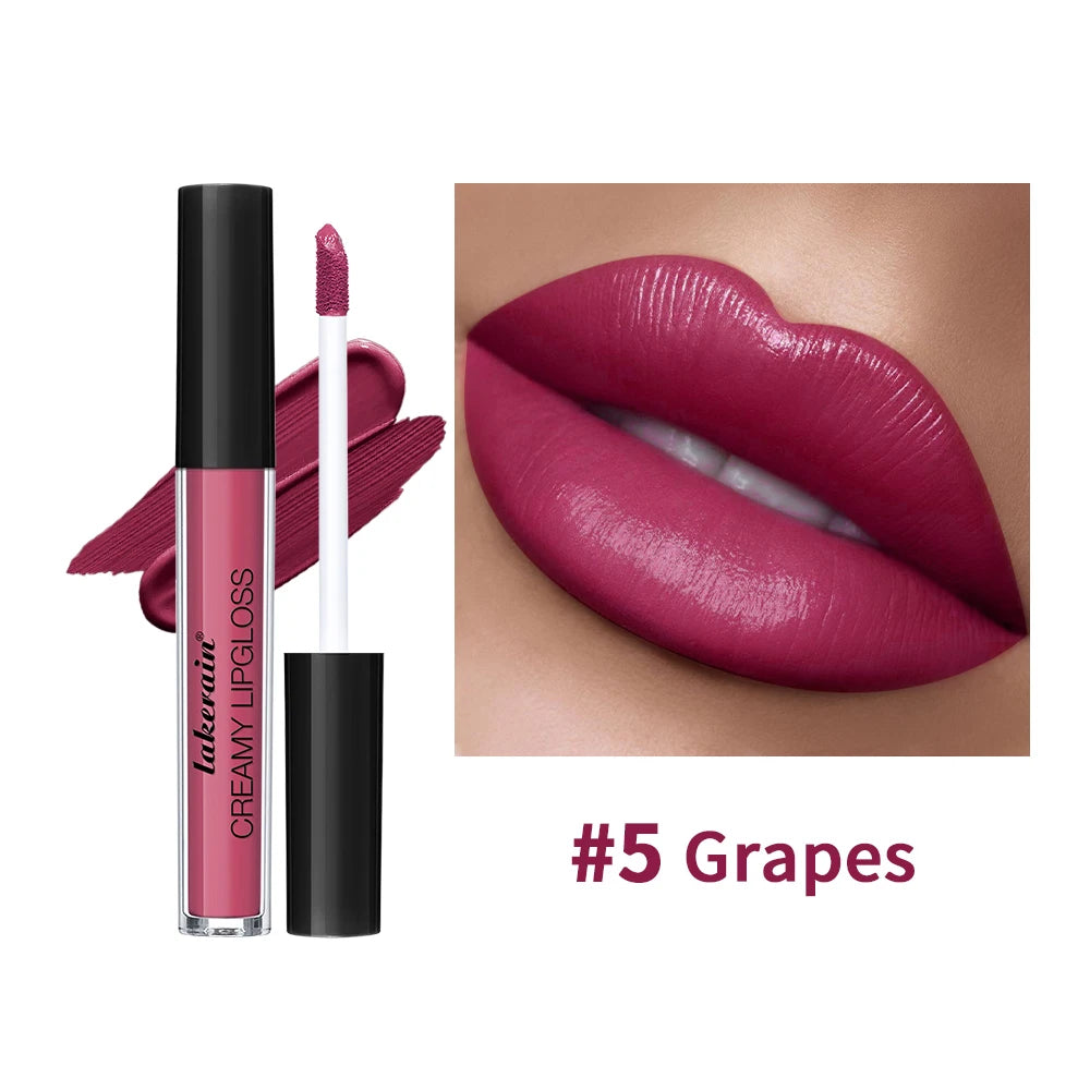 Waterproof Liquid Lipstick 8 Color Vitamin E Makeup Sets Lip Glosses Lip Plumpers Lip Cream Valentine's Day Gifts Peaceful Pleasures Health and Wellness 1pc 5