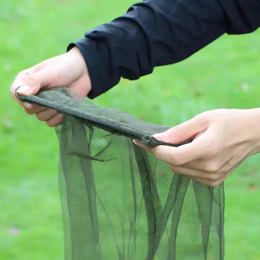 Mosquito Head Net Hat – Bug Face Shield for Hiking & Camping