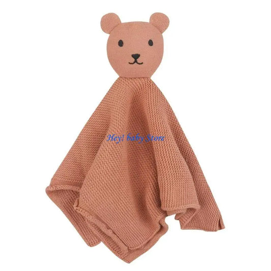 Baby Bear Snuggle Comforter Blanket | Soft Cotton Soothe Towel Baby Comforter Blanket Peaceful Pleasures Health and Wellness Color 1 CN