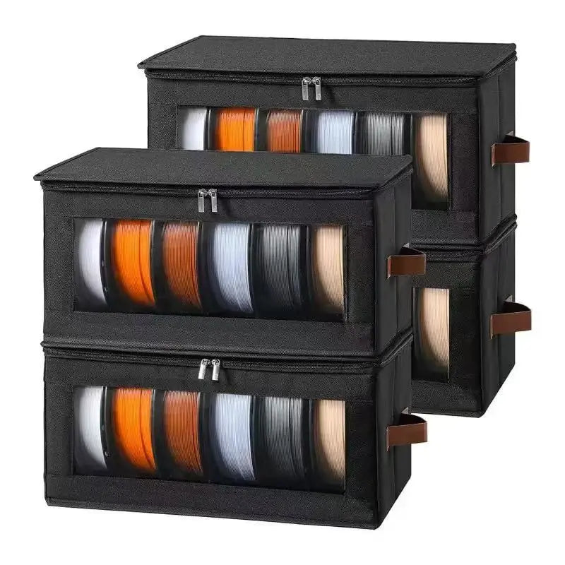 3D Printer Filament Storage Bag with Cover & Holder Rack