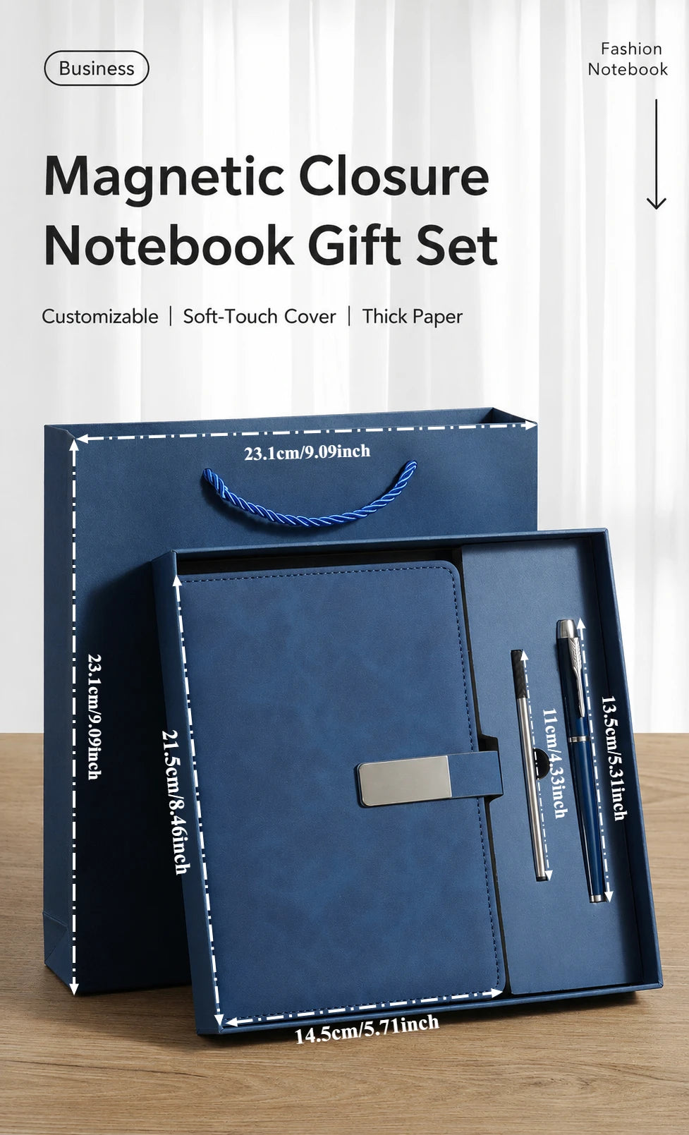 Fathers Day A5 Leather Notebook Dad Lined Journal Men Office Work