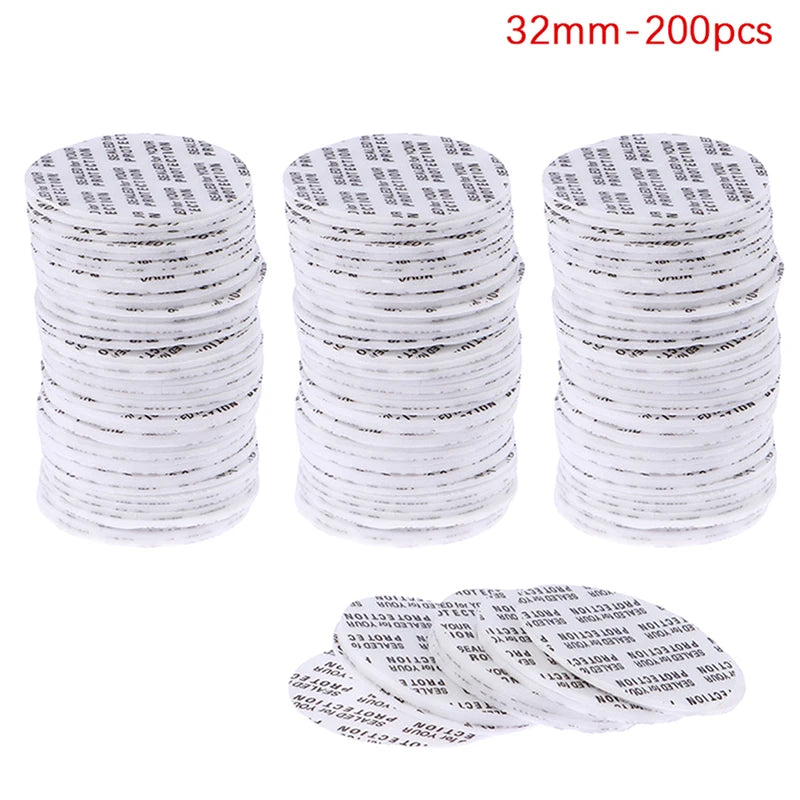 200Pcs Foam Pressure Sensitive Seal Liners for Jars & Bottles