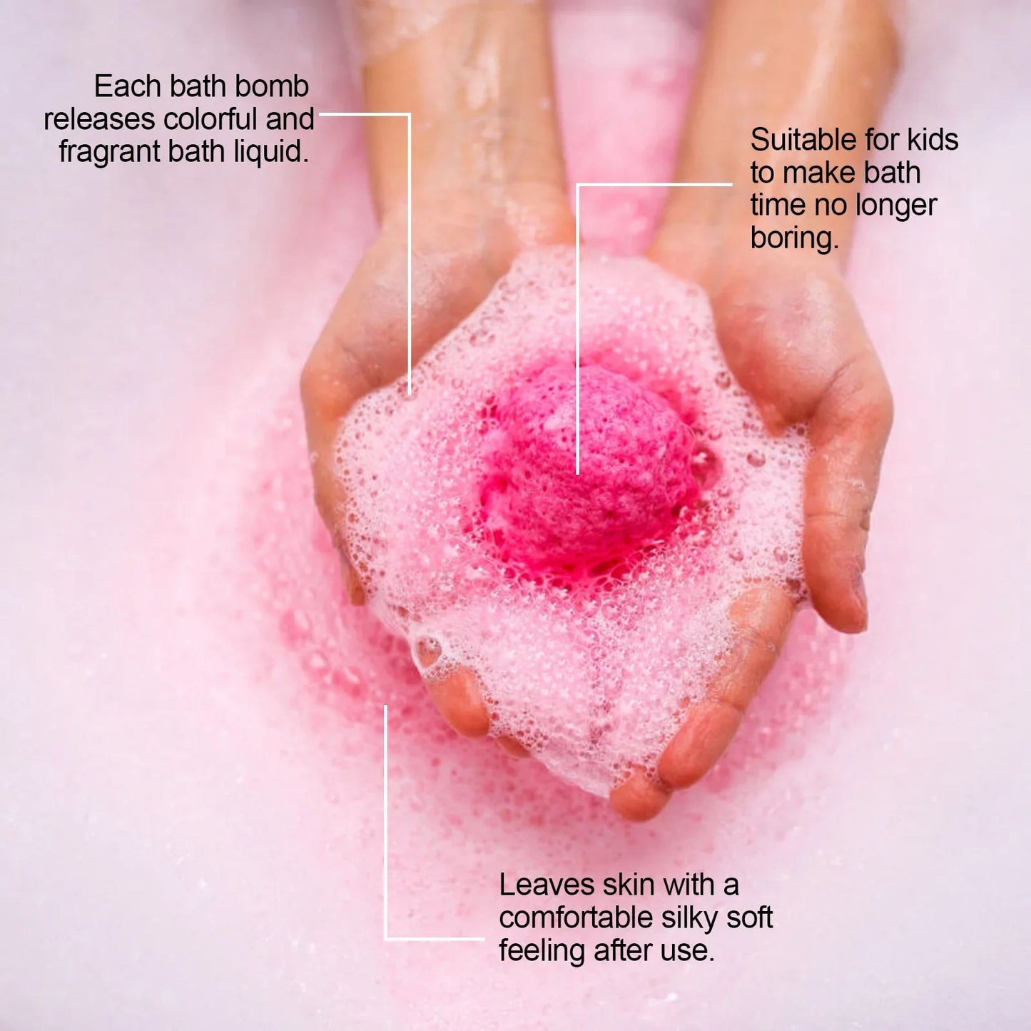 Kids Bath Bombs with Surprise Toys – Colorful Bubbles Gift Set