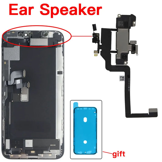 iPhone X–12 Pro Max Earpiece Speaker Flex Cable Replacement Kit Phone Repair Part Oasis Select