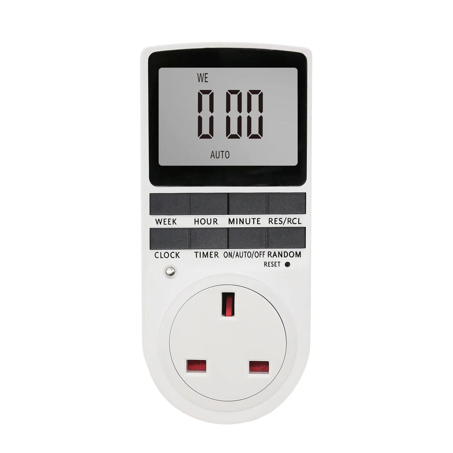 Digital Timer Switch Socket Digital Electronic Timer Switch LCD Display Plug in Programmable Time Switch Energy Peaceful Pleasures Health and Wellness US