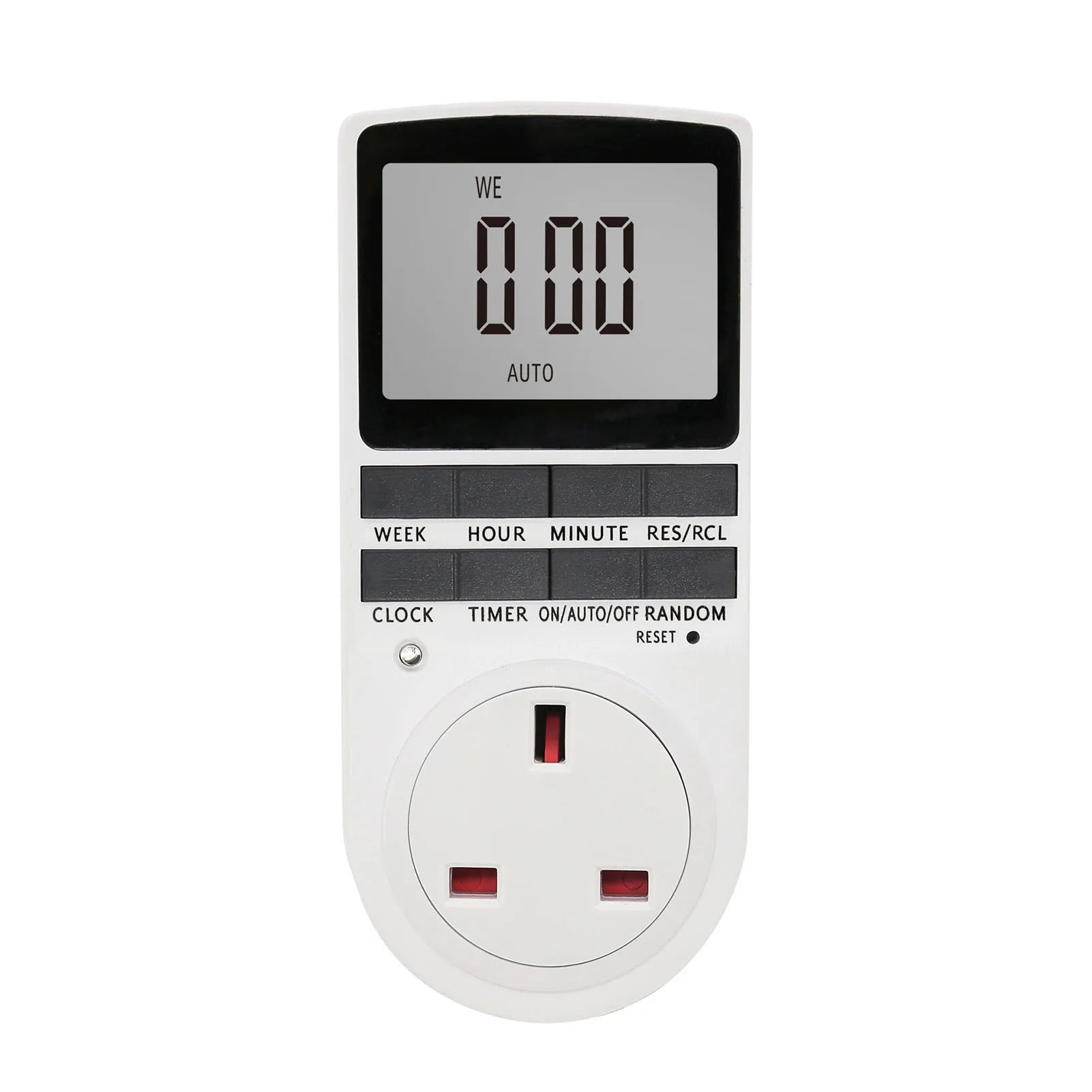 Digital Timer Switch Socket Digital Electronic Timer Switch LCD Display Plug in Programmable Time Switch Energy Peaceful Pleasures Health and Wellness US