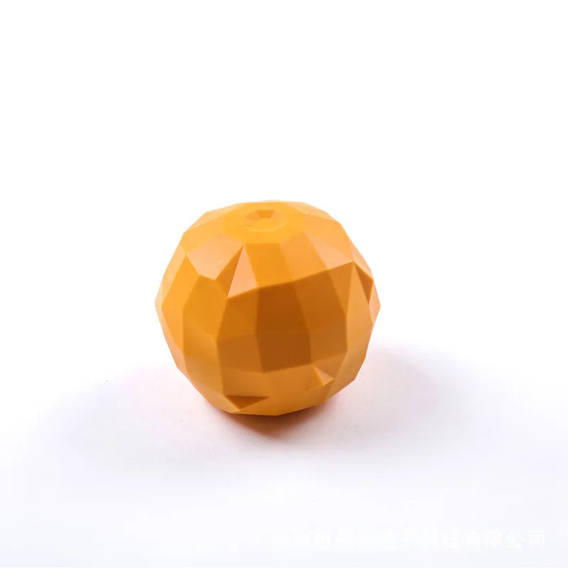 Rubber Fruit Dog Chew Toy | Bite-Resistant Interactive Pet Toy Dog Chew Toy Peaceful Pleasures Health and Wellness Orange