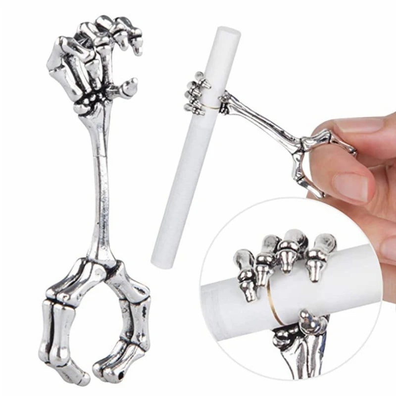 1pc Smoking Accessories Rings Cigarette Holder Metal Finger Clip Smoke Rack Cool Gadgets for Men Gifts Smoker Tools Peaceful Pleasures Health and Wellness