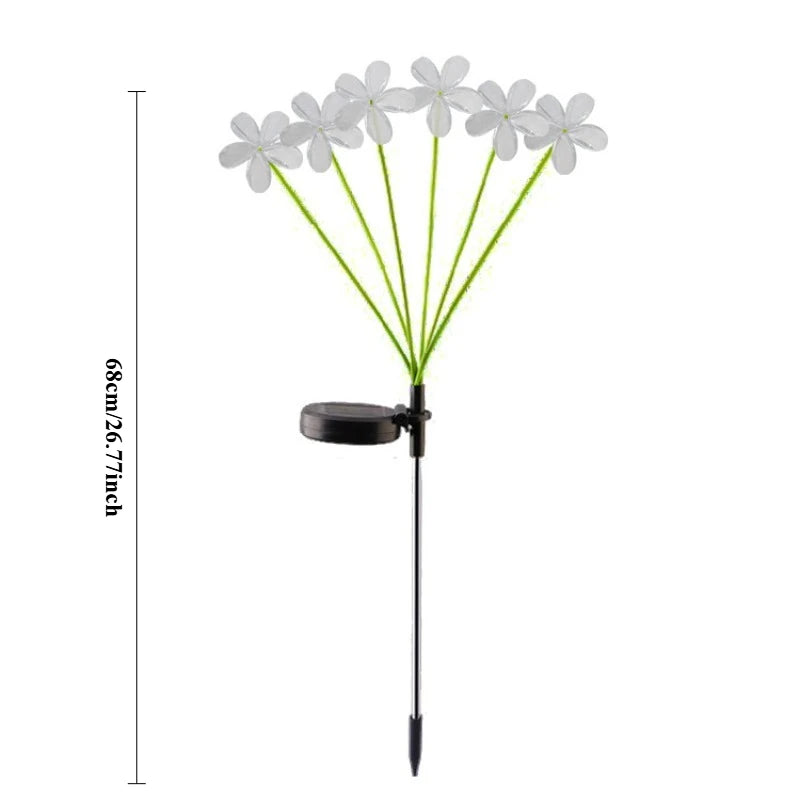 Solar Flower Lawn Light – Waterproof Outdoor Garden Decor