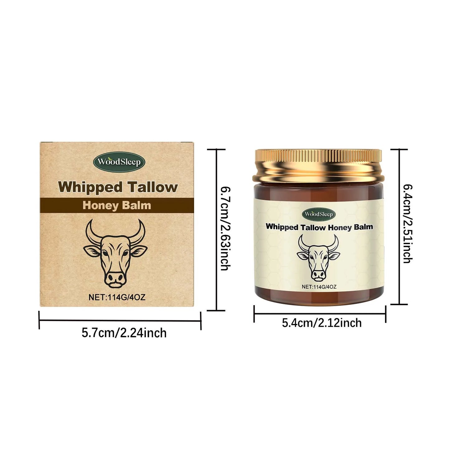 Tallow Honey Balm – Firming, Moisturizing Dry Skin Body Cream