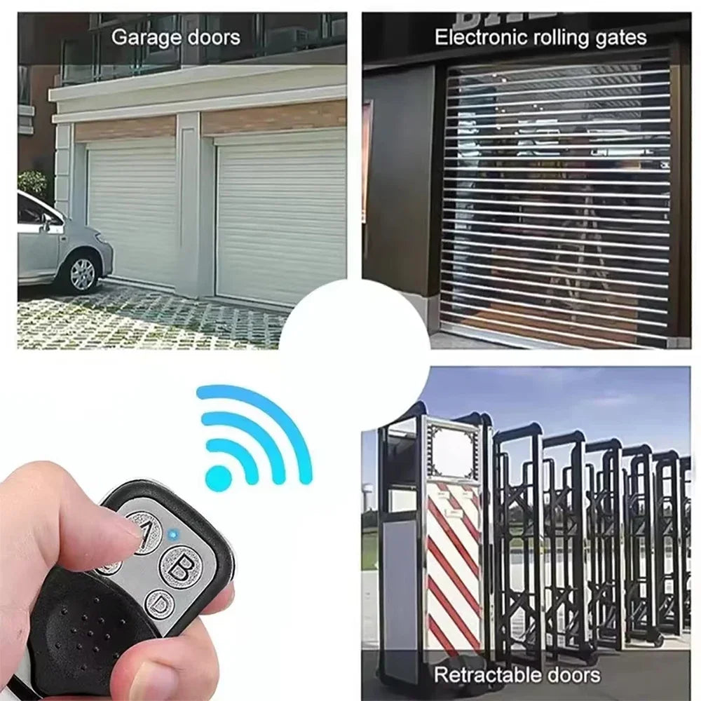 433MHz 4-Button Universal Garage Door Remote Duplicator