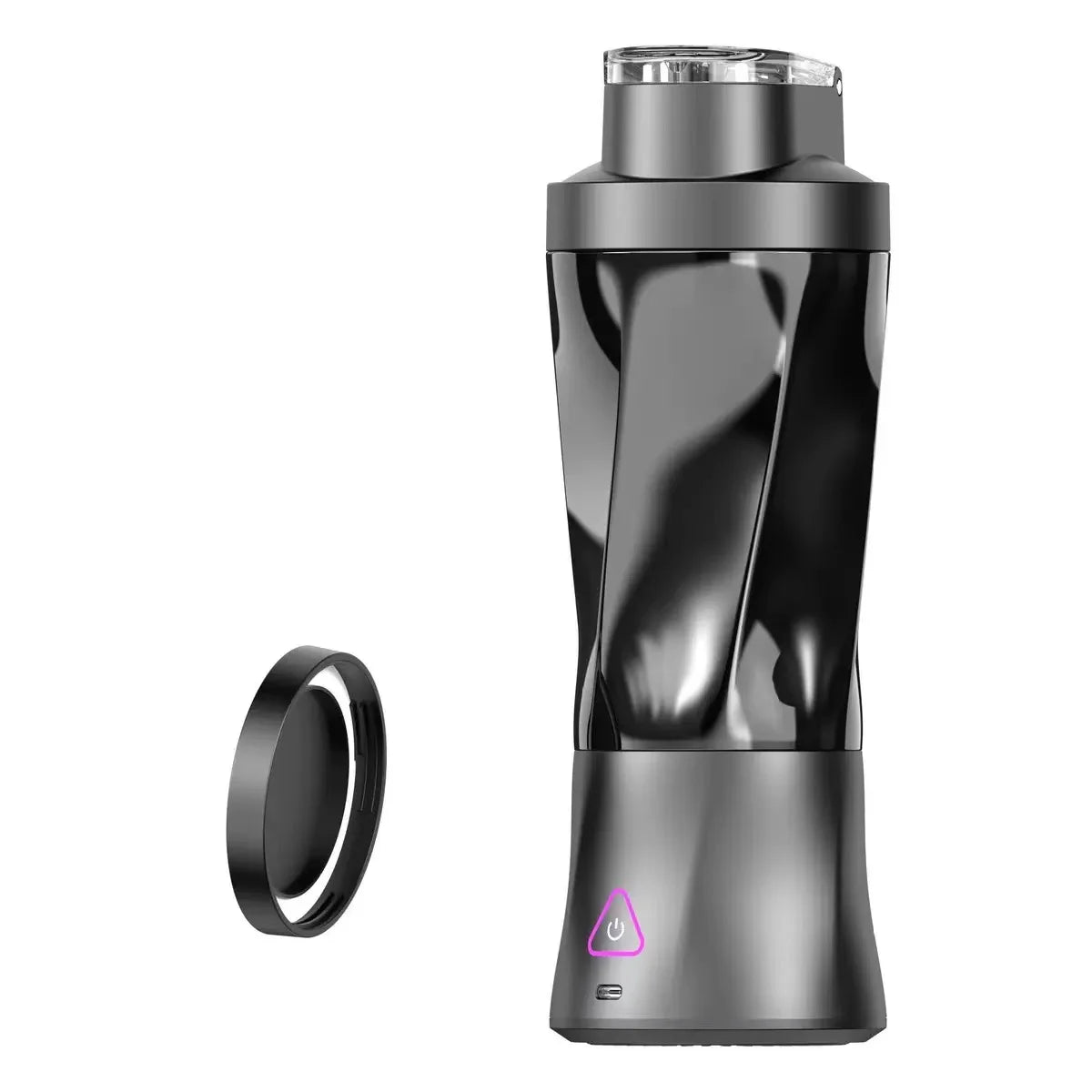 700ml Large Capacity High-Speed Portable Wireless Rechargeable USB Juicer Blender Fruit Mixer Grinder Peaceful Pleasures Health and Wellness SKU-01-black