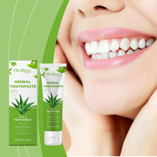 Oralhoe Aloe Vera Toothpaste | Whitening & Enamel Protection Whitening Toothpaste Peaceful Pleasures Health and Wellness