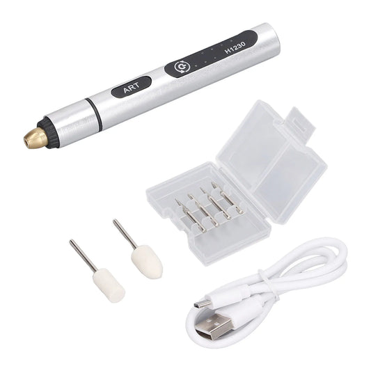 Mini Grinder Pen Rechargeable CW CCW 3 Speeds Electric Rotary Peaceful Pleasures Health and Wellness Default Title