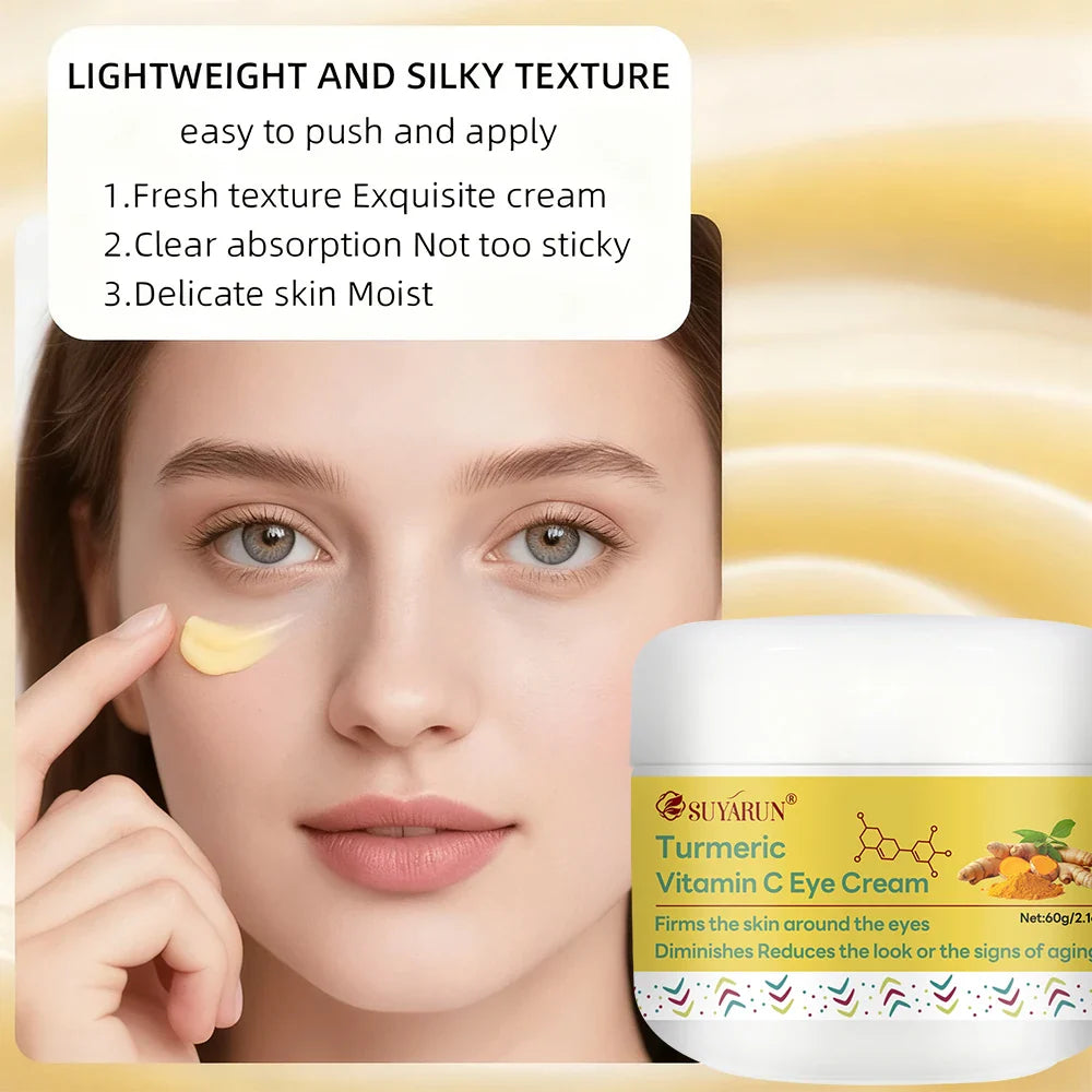 SUYARUN Turmeric & Vitamin C Eye Cream – Brightening Anti-Aging