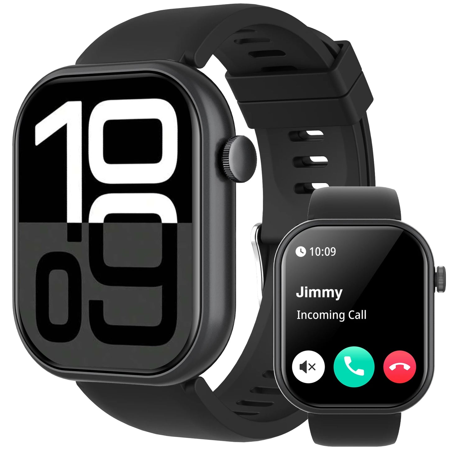 LOMAXFR Smart Watch – 2.01" HD Screen, Wireless Calling, Fitness