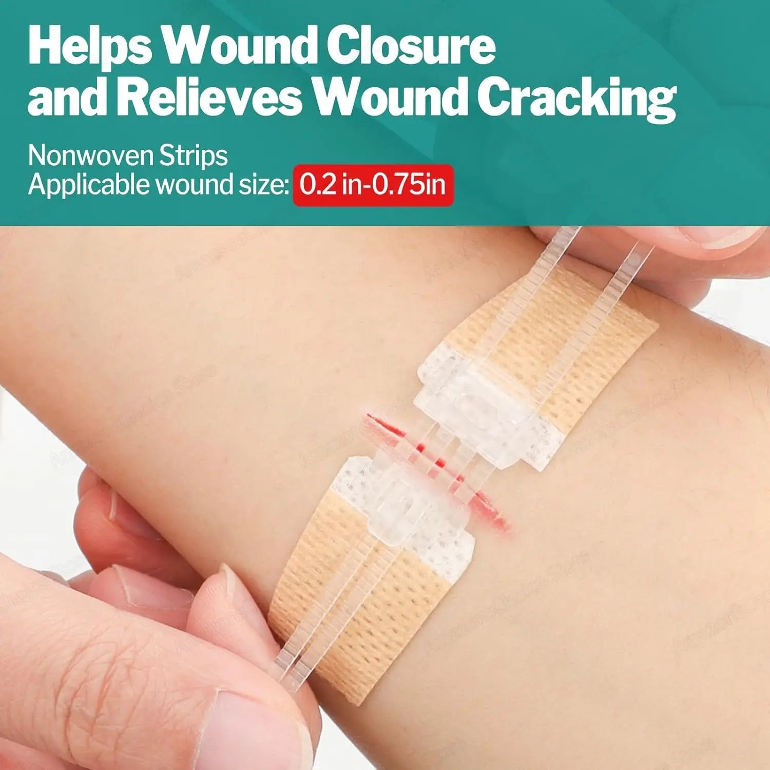 Sanke rescue 14/28 Pack Wound Closure Strips Butterfly Bandages Emergency Laceration Closure Kit Repair Wounds Closures Device Peaceful Pleasures Health and Wellness