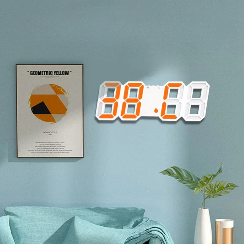 Digital Decoration for Bedroom Desk Watches Led Wall Clock Living Room Alarm Modern Home and Decoration Electronic Table Decor Peaceful Pleasures Health and Wellness
