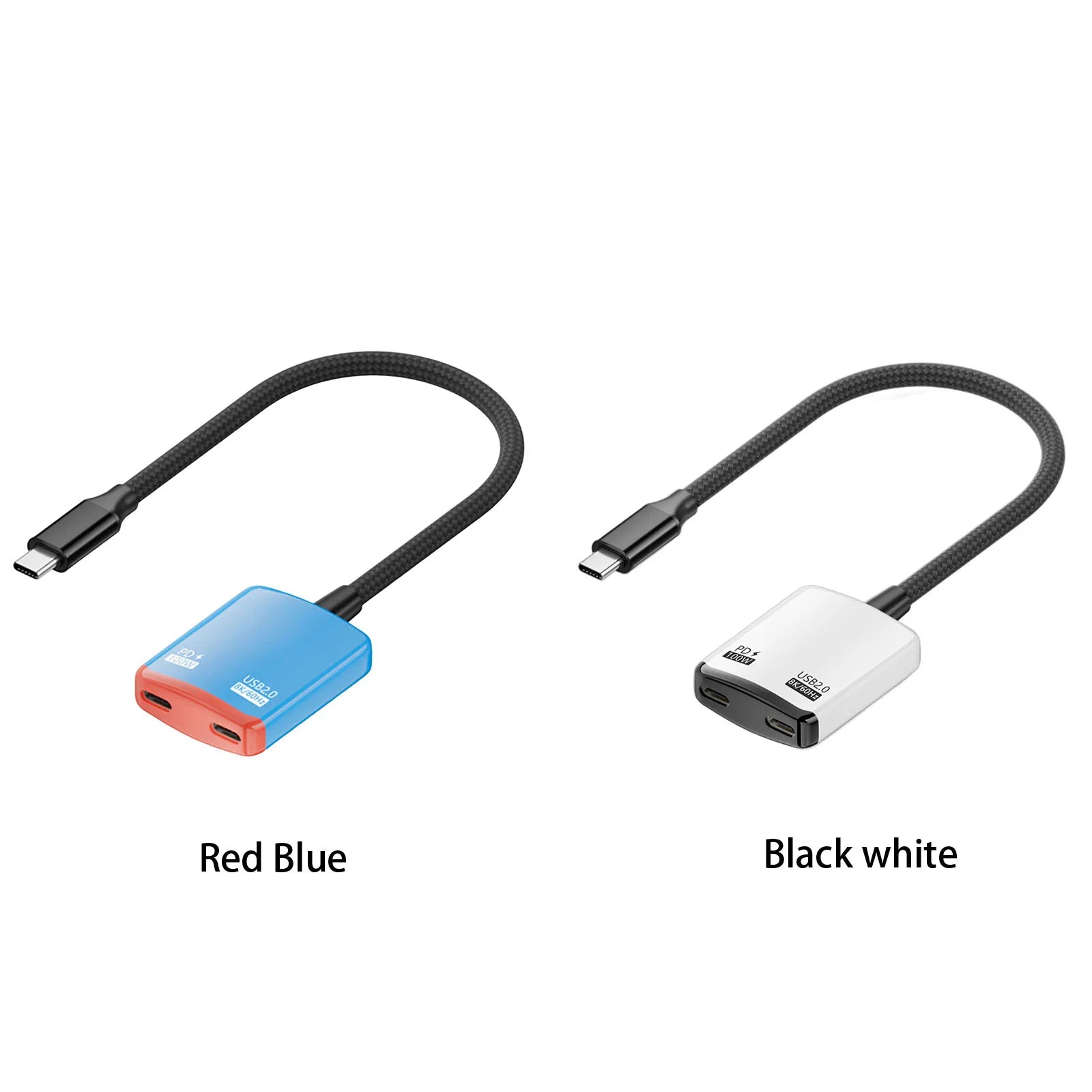 2-in-1 Type-C To AR Glasses Charging Adapter with 100W PD Fast Chargings Type-C Converter High Definition Stable Connection Peaceful Pleasures Health and Wellness