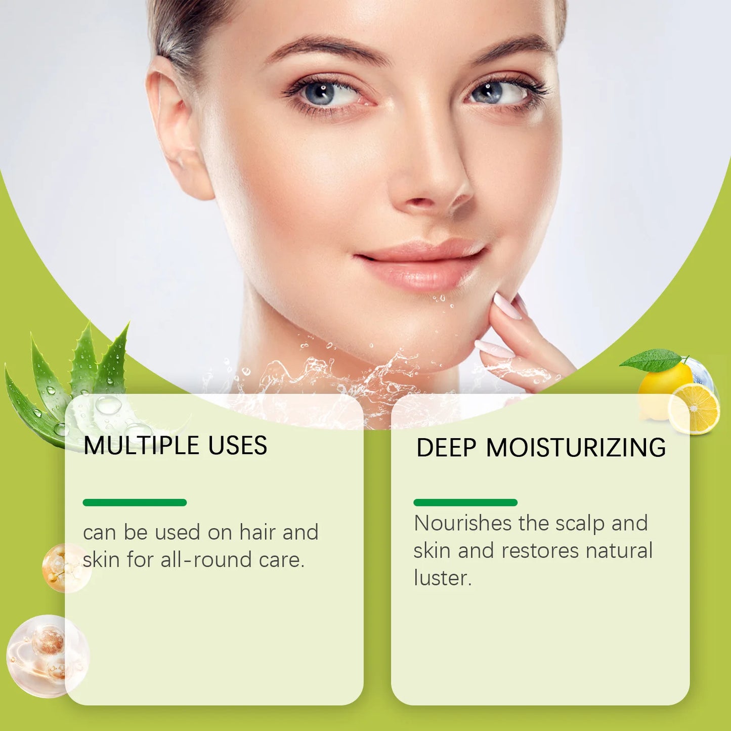 OceAura Aloe Vera Gel – Moisturize, Soothe & Acne Relief 100ml