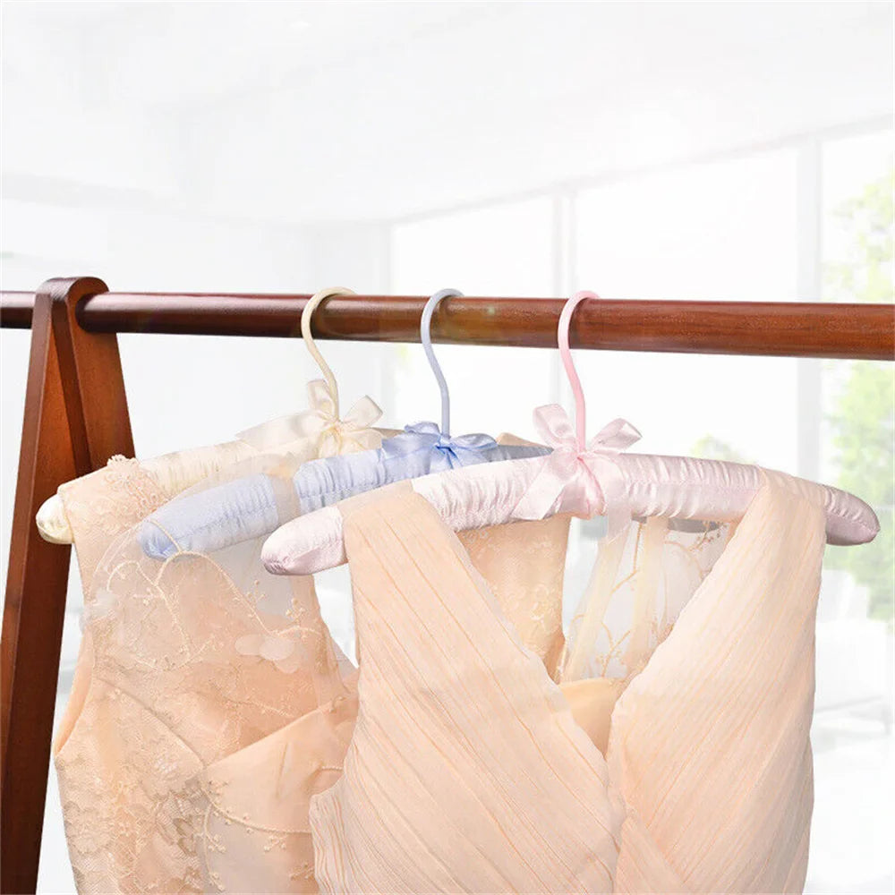 Satin Padded Clothes Hanger – Non-Slip, Silk Wrapped & Slim
