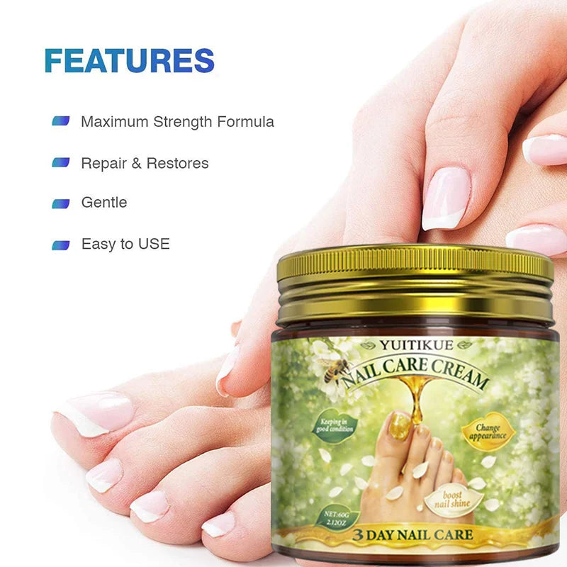 Yuitikue 3 Day Nail Care Cream, 60g Nail Repair Cream to Boost Nail Shine, Improve Nail Condition & Appearance Peaceful Pleasures Health and Wellness