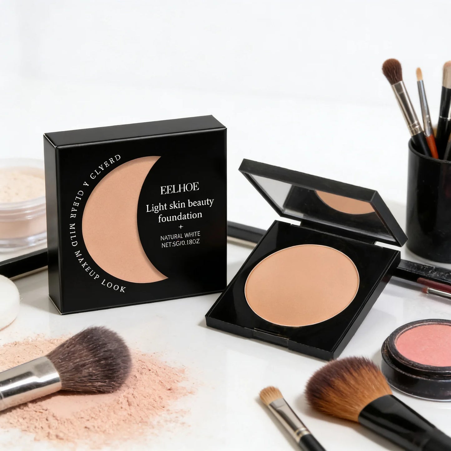 Eelhoe Matte Foundation Cream – High Coverage, Oily Skin