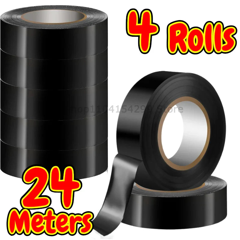 Black PVC Electrical Insulation Tape | Flame Retardant 600V