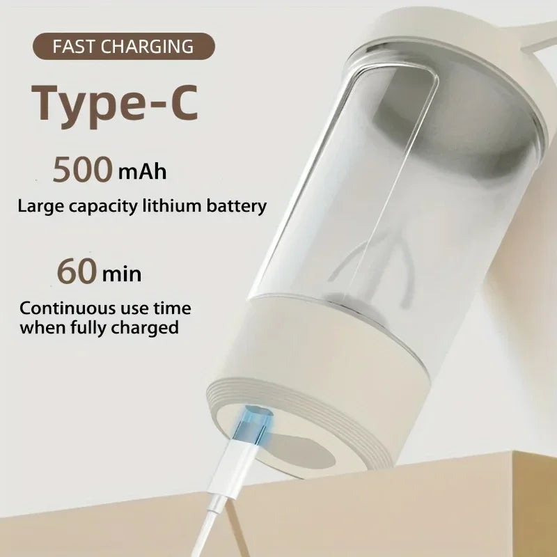 Electric Shaker Cup 450ml Self-Stirring Intelligent Shaker For Protein Shake Meal Replacement Portable Sport Mixing Cup Peaceful Pleasures Health and Wellness